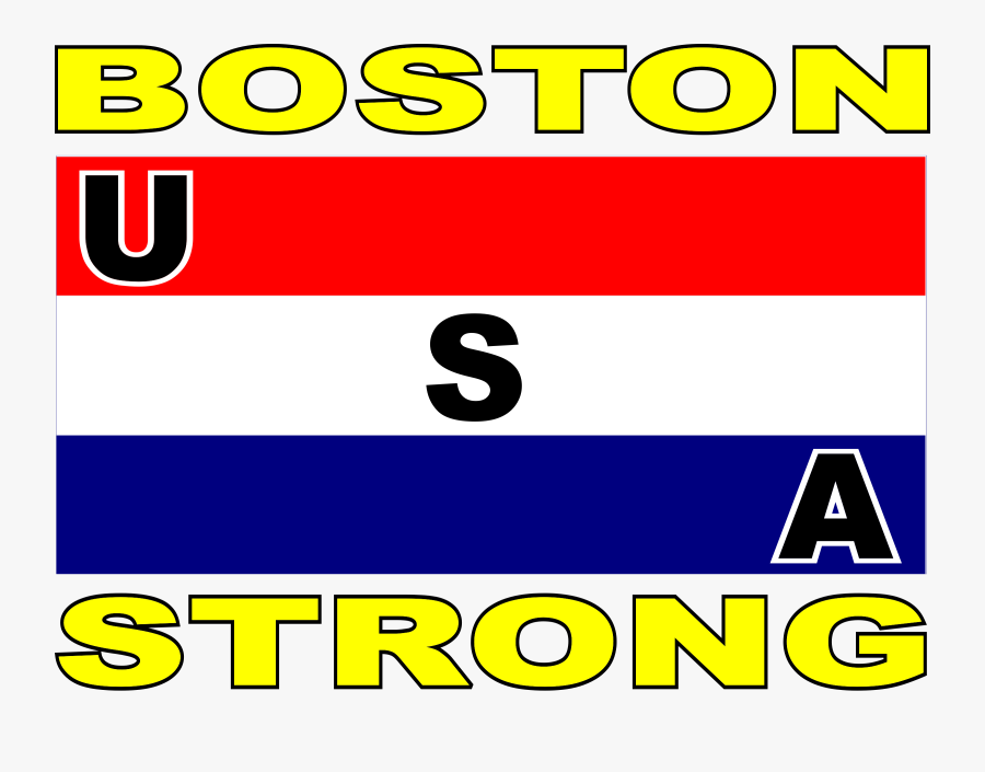 Usa Stripe Flag Boston Strong Clip Arts - Clip Art, Transparent Clipart