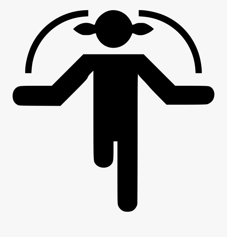 Clipart Free Download Female Jump Png Icon - Black Sun Transparent Background, Transparent Clipart