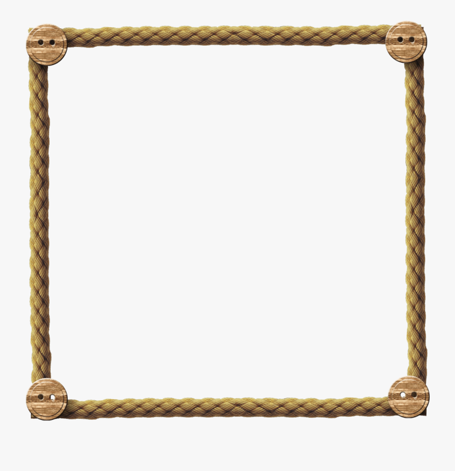 Rope Png - Rope Frame - Free Clipart Borders Rope, Transparent Clipart
