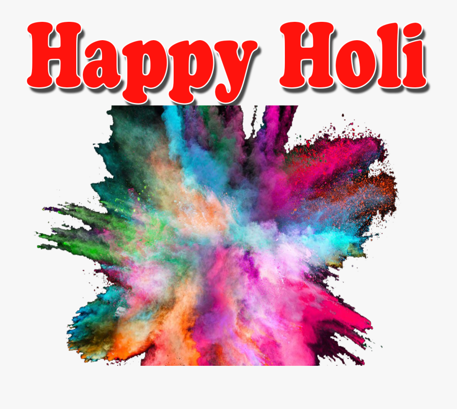 Holi 2019 Png Clipart - Holi Colours Images Hd, Transparent Clipart