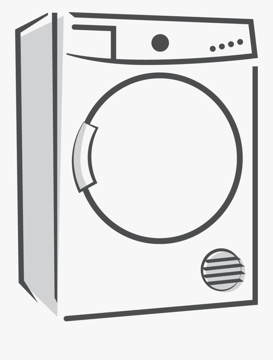 Transparent Dryer Png - Washing Machine Clipart Transparent, Transparent Clipart
