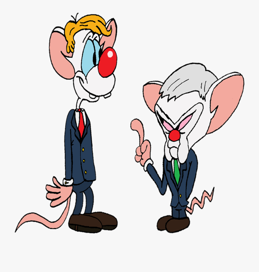 Donald Trump Clipart Drawing - Pinky And The Brain Trump And Pence, Transparent Clipart