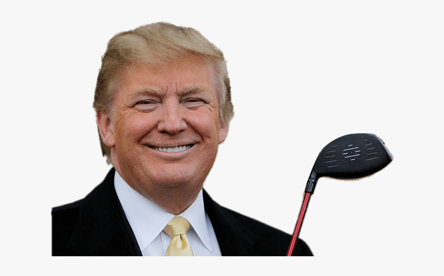 Transparent Download Donald Playing Golf Transparent - Donald Trump, Transparent Clipart