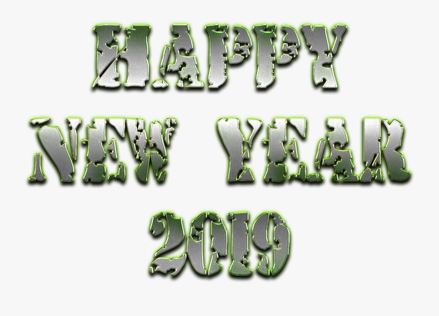 Happy New Year Png 2019 Png Clipart Background - Graphic Design, Transparent Clipart