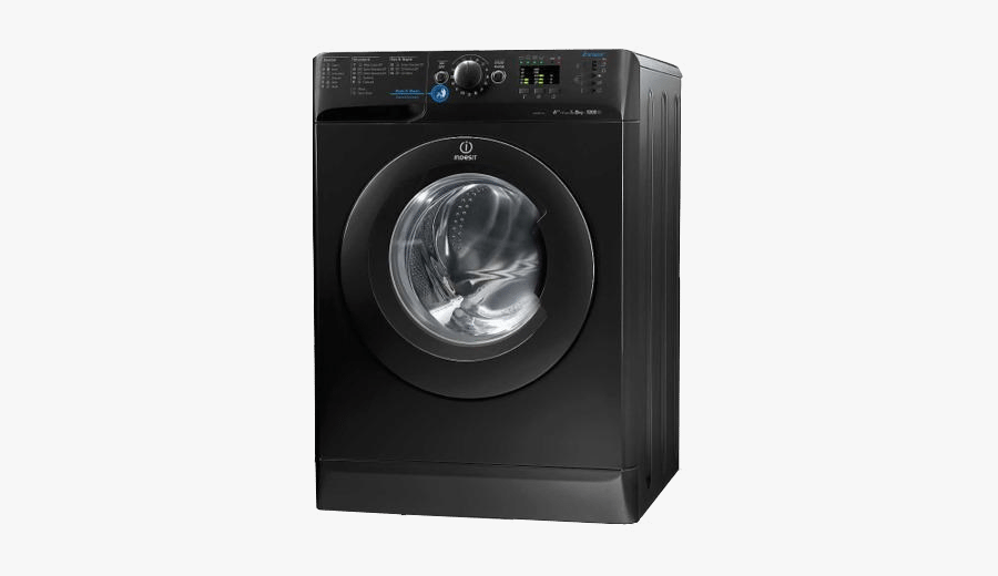 Washing Machine, Appliance Repair Centre Bunbury South - Indesit Washing Machine Black, Transparent Clipart