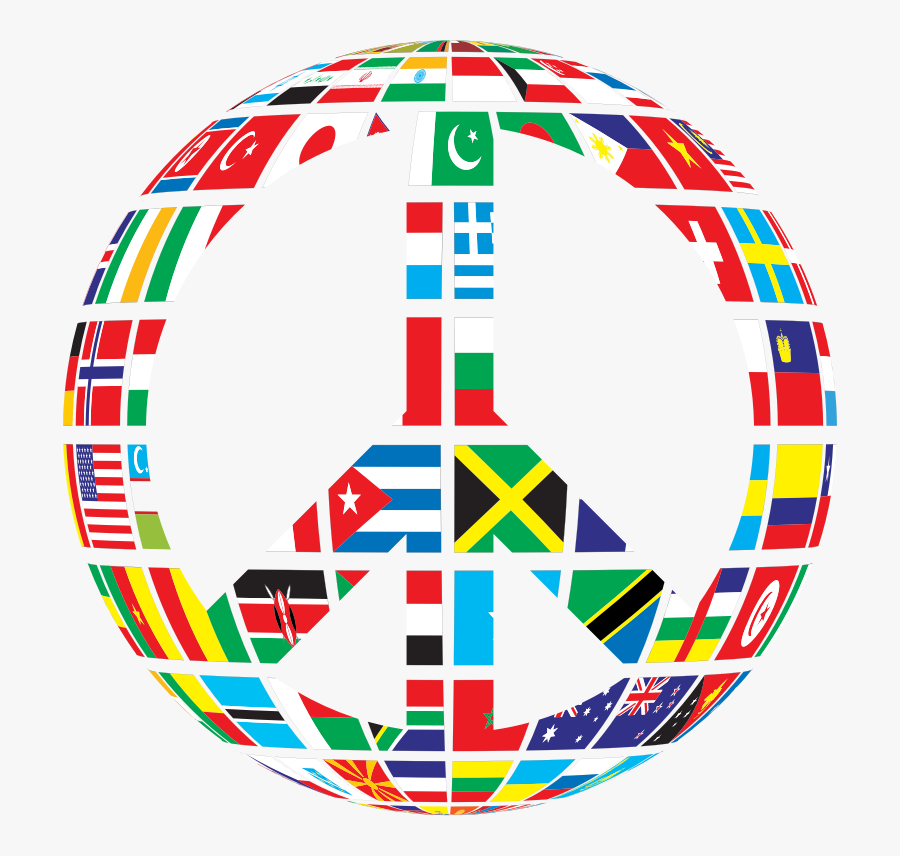 "president Donald Trump, Will Need To Be Restrained - World Peace Sign Png, Transparent Clipart