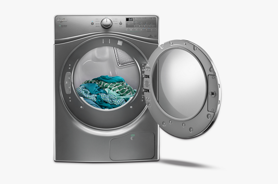 Dish Clipart Washer Dryer - Open Dryer, Transparent Clipart