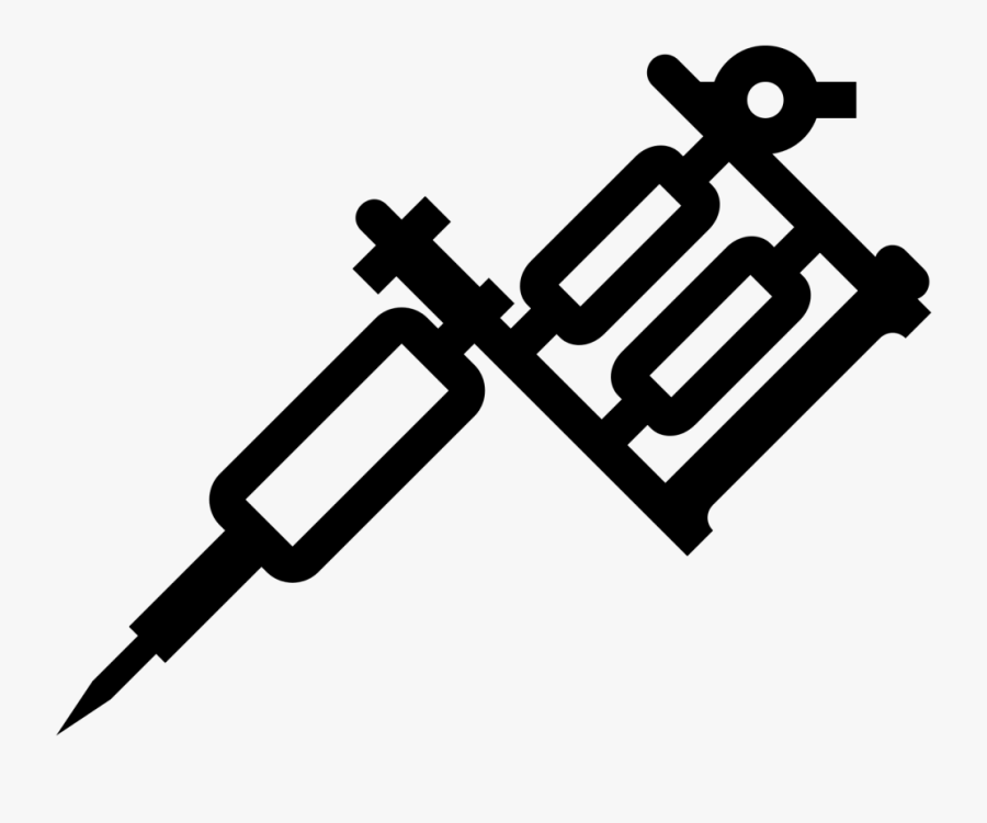 Tattoo School Old Icons Artist Removal Machine Clipart - Tattoo Machine Icon Png, Transparent Clipart