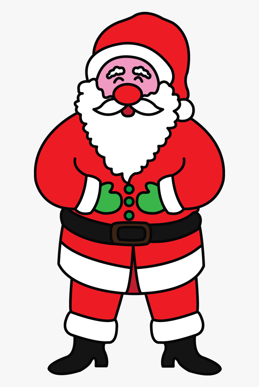 Clip Library Stock Father Drawing Xmas - Santa Claus, Transparent Clipart