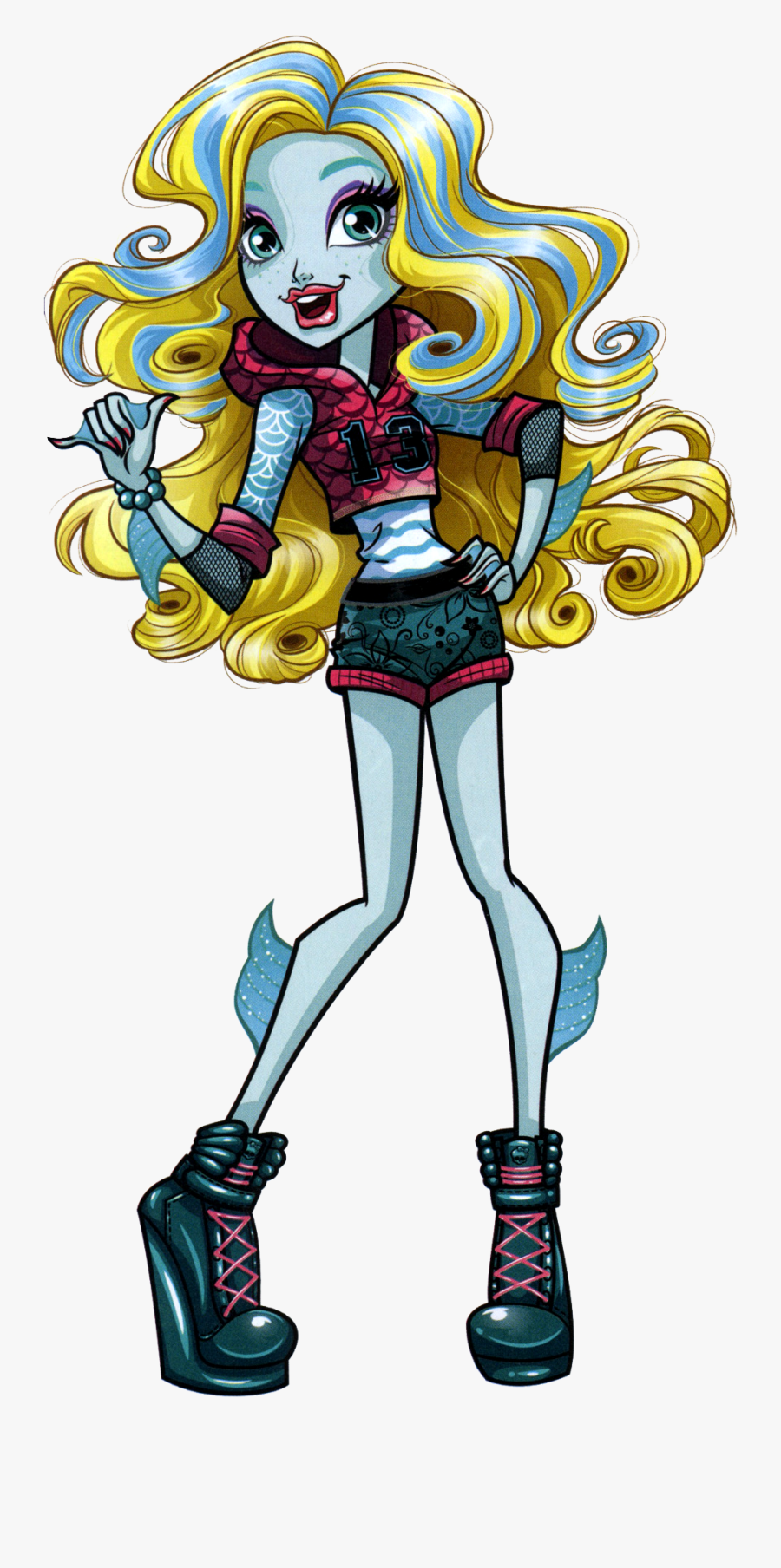 How Do You Boo - Lagoona Blue From Monster High, Transparent Clipart