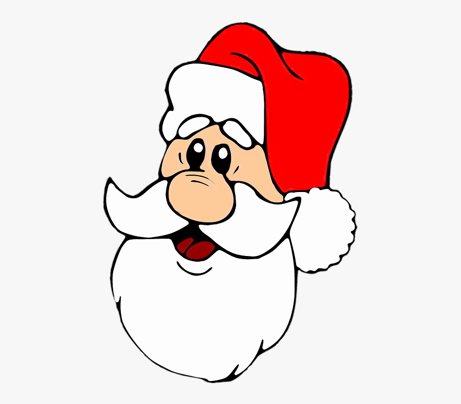 Noel Christmas Merry Christmas Red Santa Claus - Draw Santa Claus Cap, Transparent Clipart