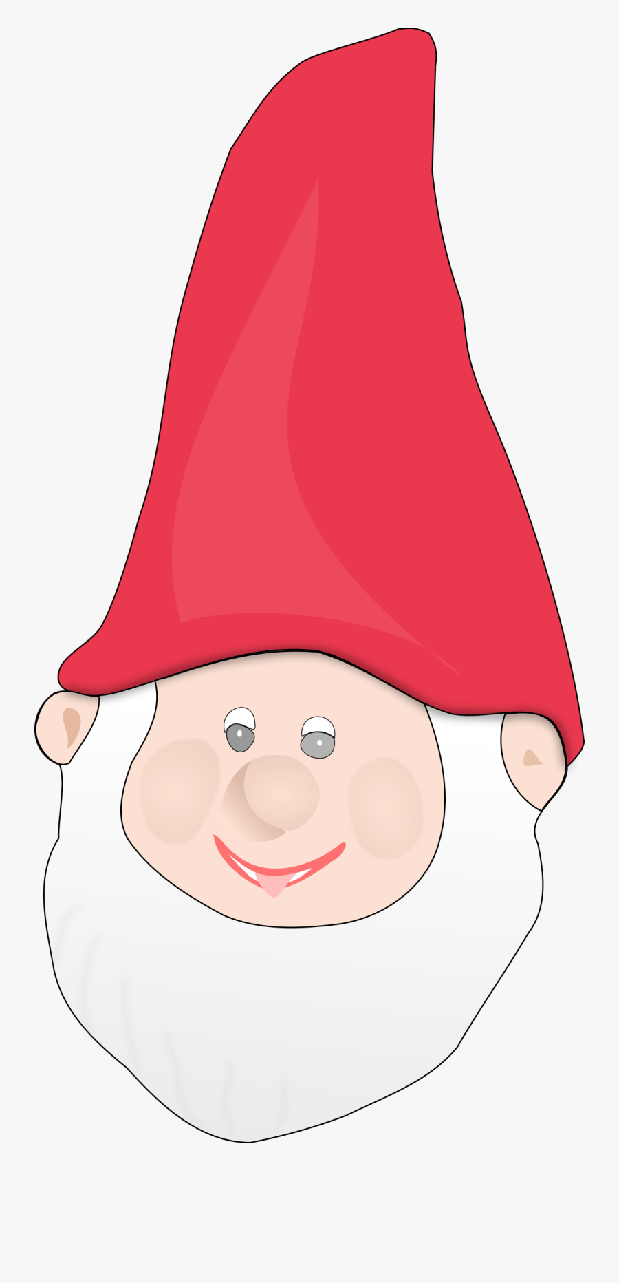 Santa Face Clipart, Transparent Clipart
