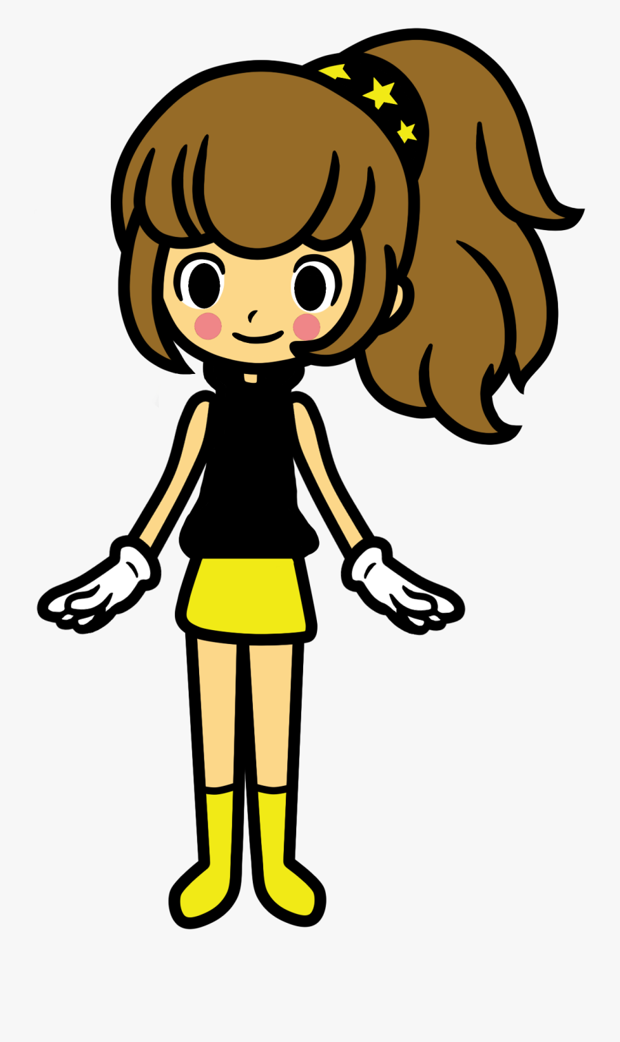 Singing Clipart Pop Star - Rhythm Heaven Pop Singer, Transparent Clipart