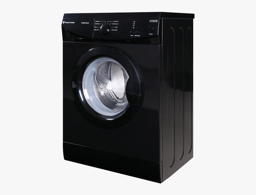 Russel Hobbs Black Washing Machine - Washing Machine .png, Transparent Clipart