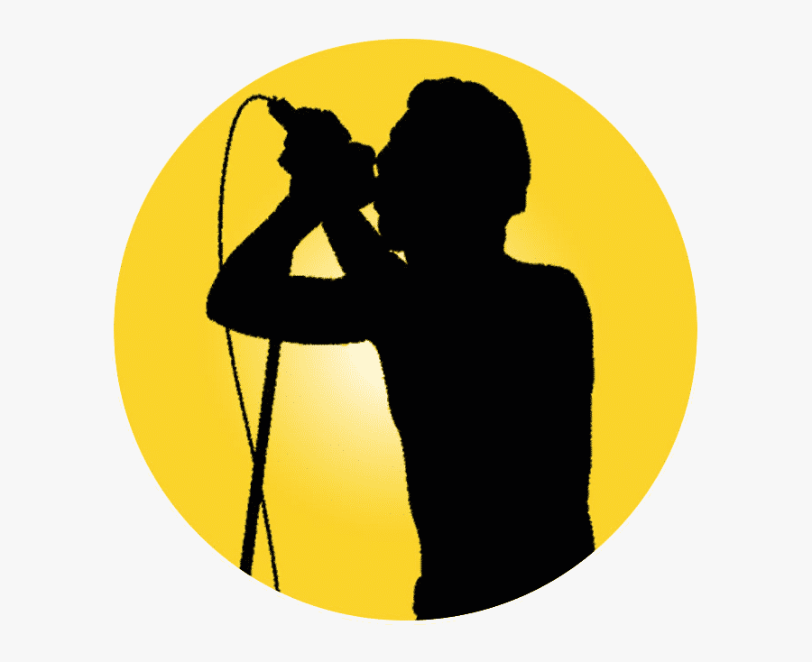 Rolling Stone Super Bowl Party - Rock Singer Silhouette Png, Transparent Clipart