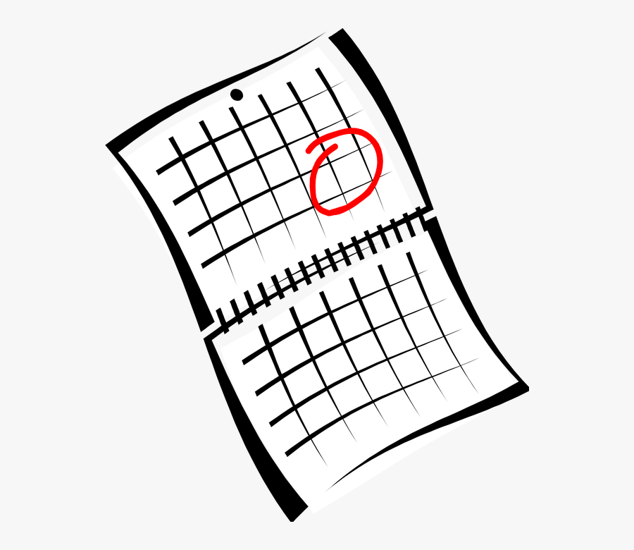 First Day Of School - Transparent Calendar Clipart, Transparent Clipart