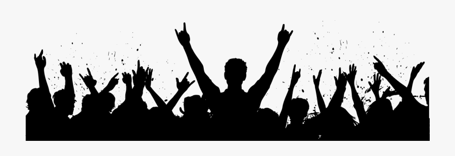 Background Snackrilege Backgroundcrowd - People Hands Up Png, Transparent Clipart