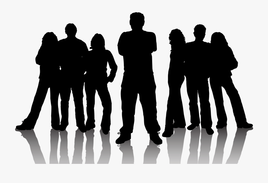 Clip Art Freeuse Royalty Free Clip Art - Silhouette Of A Team, Transparent Clipart