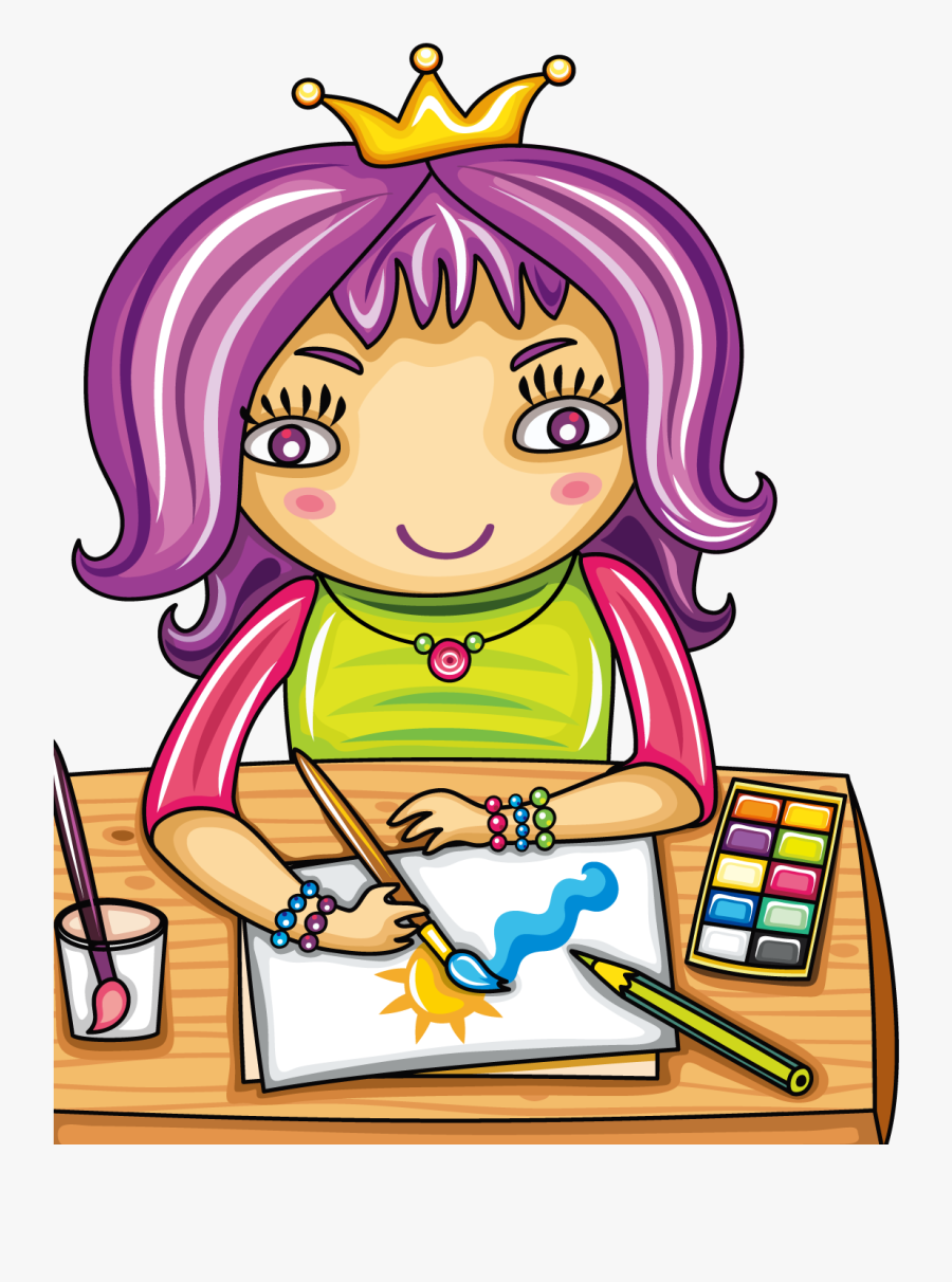 Painter Clipart Art Classroom - Ejemplo De Cada Tipo De Texto, Transparent Clipart