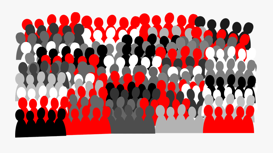 Crowd Of People Clip Art, Transparent Clipart