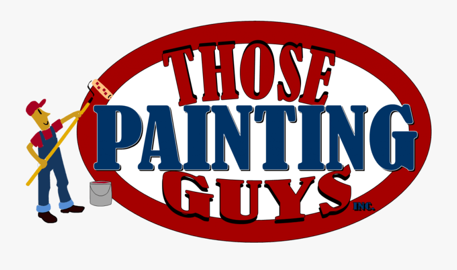 Logo - Color - Painter Left - Those Painting Guys Inc - Those Painting Guys Inc., Transparent Clipart