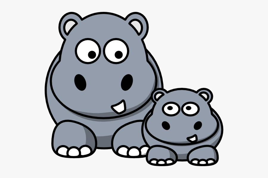 Hippopotamus Christmas - Hippo Clipart, Transparent Clipart