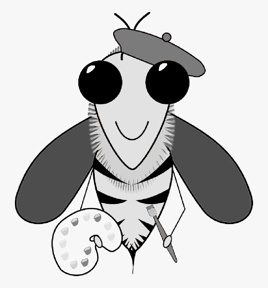 Bee, Art, Busy Bee, Hive, Honey, Painter, Painting - Clip Art Pictures Of Bees, Transparent Clipart