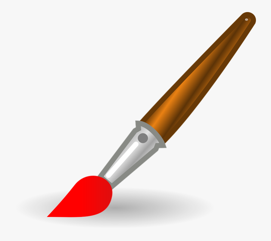 Paint Red Free Vector - Art Brush Clip Art, Transparent Clipart