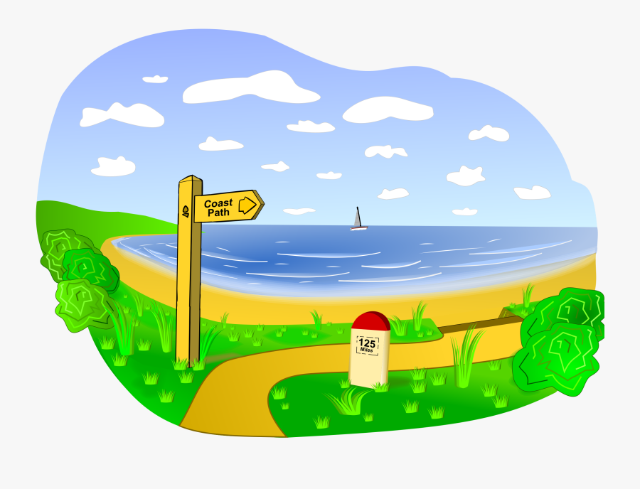 Coastal Landscape Scene - Coast Clipart Png, Transparent Clipart