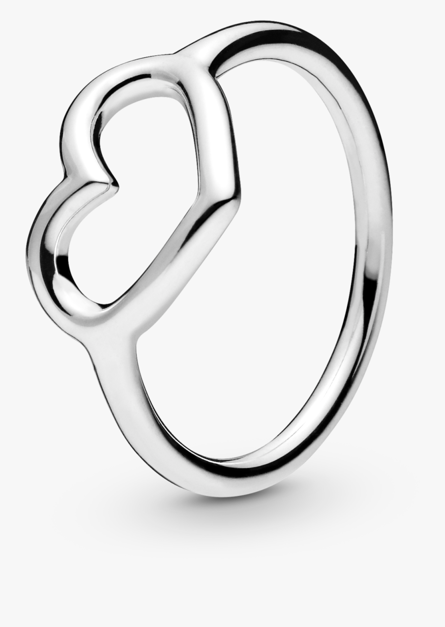 Pandora - Title - Tag - Pandora Polished Open Heart Ring, Transparent Clipart