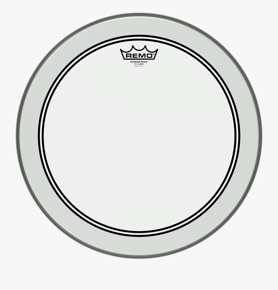 Remo Powerstroke P3 Clear Drumhead,, Transparent Clipart