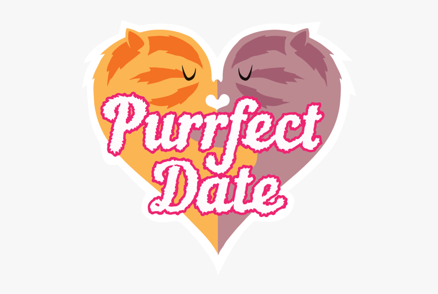 No Lack Of Pussy This Valentine’s Day Play Purrfect - Illustration, Transparent Clipart