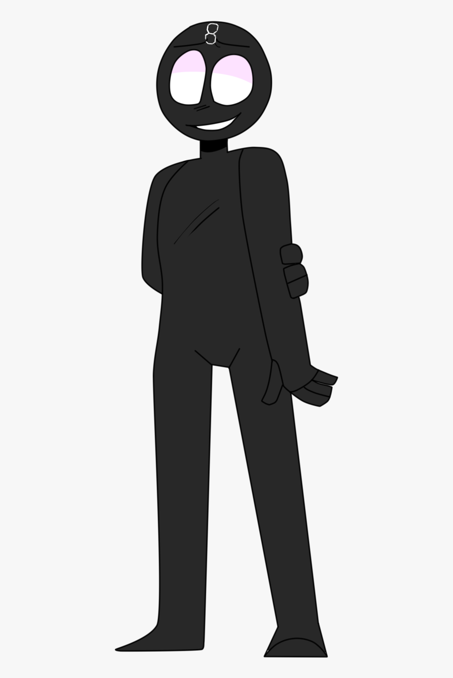 Current - 8 Ball As A Character, Transparent Clipart