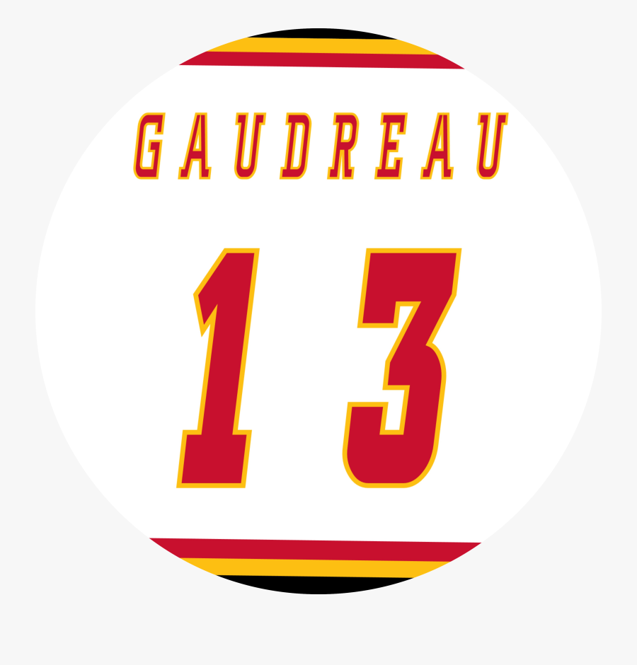 Gaudreau Away Jersey - Circle, Transparent Clipart