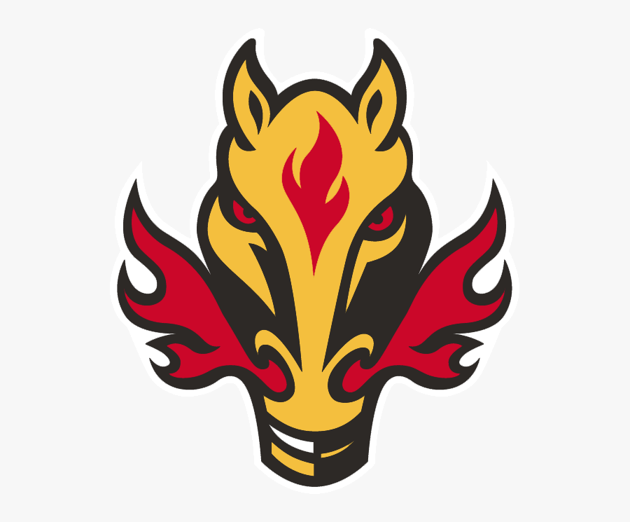 Calgary Flames Horse Logo, Transparent Clipart