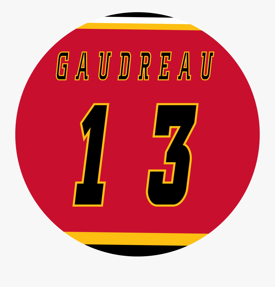 Gaudreau Home Jersey - Circle, Transparent Clipart