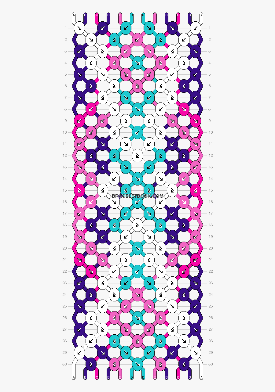 Pattern #99980 | Friendship bracelet patterns easy, Diy bracelets patterns,  Making friendship bracelets