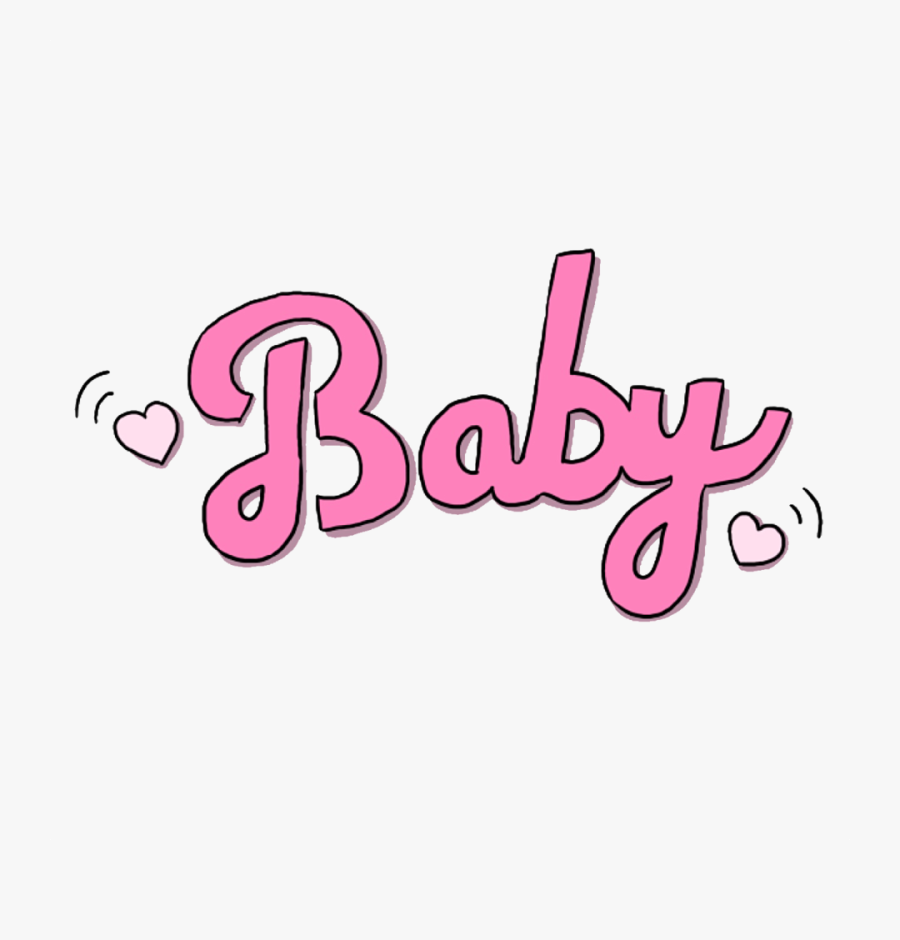 #baby #love #pink #3d #word - Illustration, Transparent Clipart