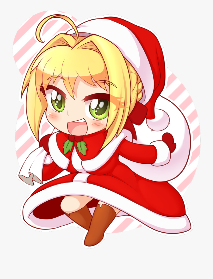 Cartoon Anime Illustration Clip Art - Padoru Fanart, Transparent Clipart