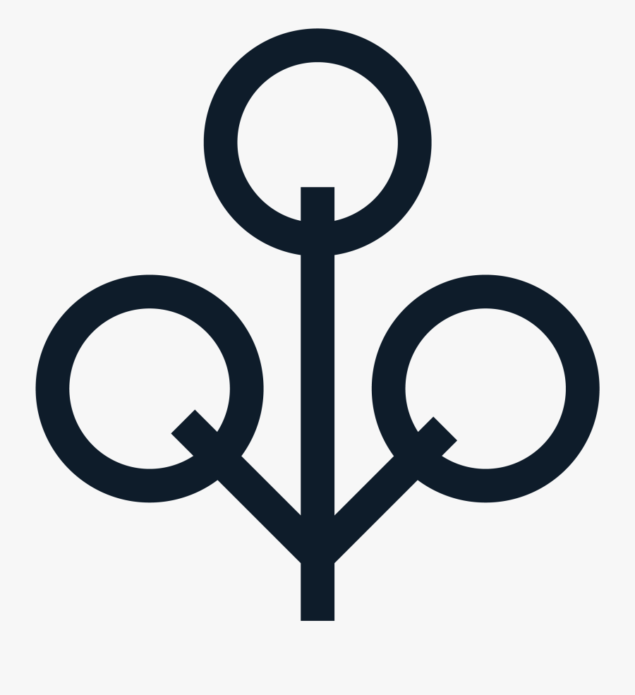 Black Zcash Sapling Icon - Circle, Transparent Clipart