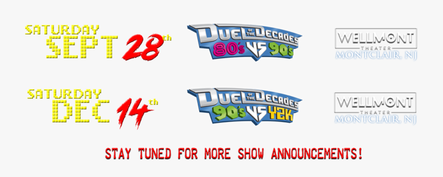 Duel Of The Decades Live In Concert, Transparent Clipart