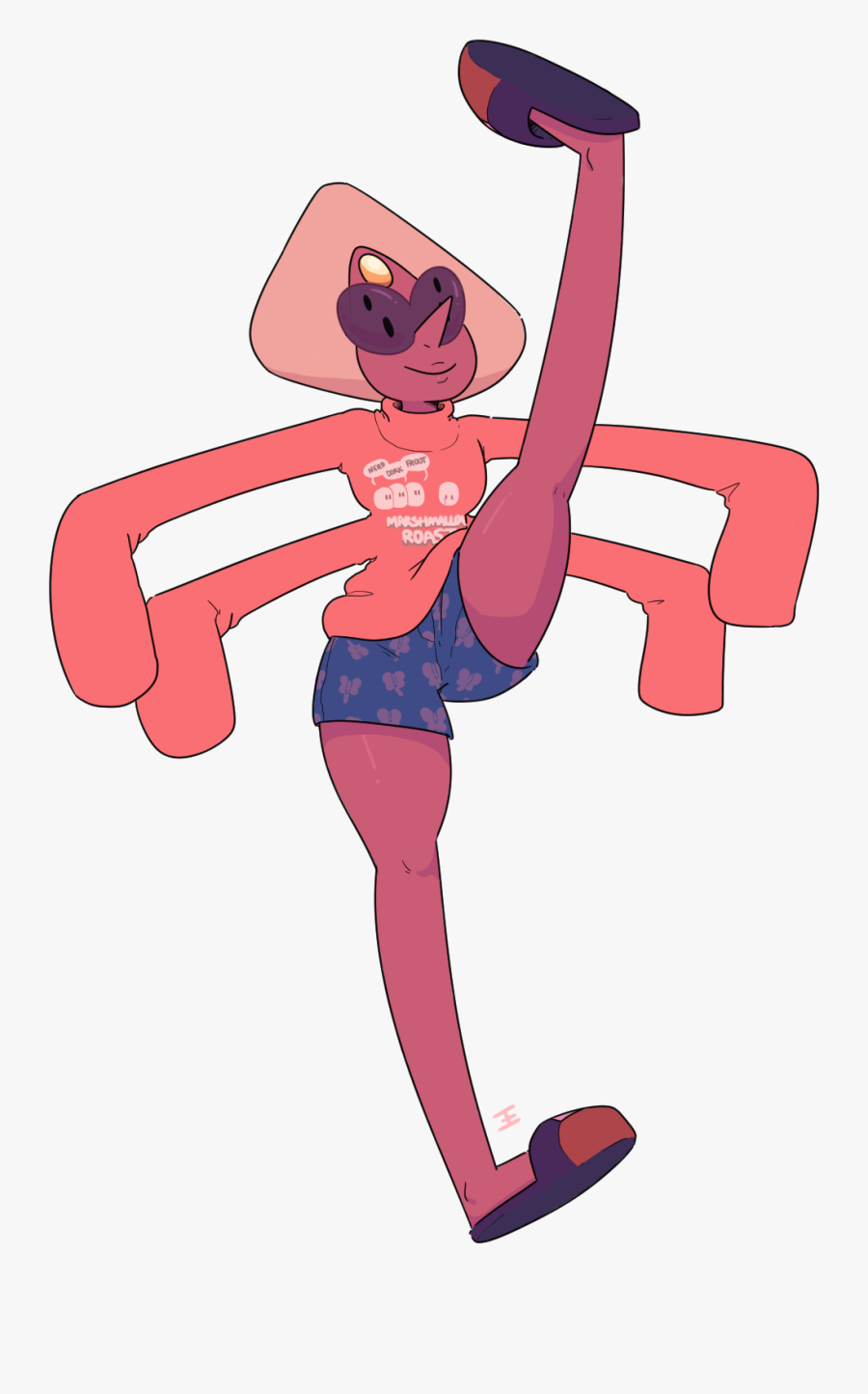 Froon Dork Rout Ro 췌蚆 Red Pink Footwear Cartoon Joint - Cartoon, Transparent Clipart