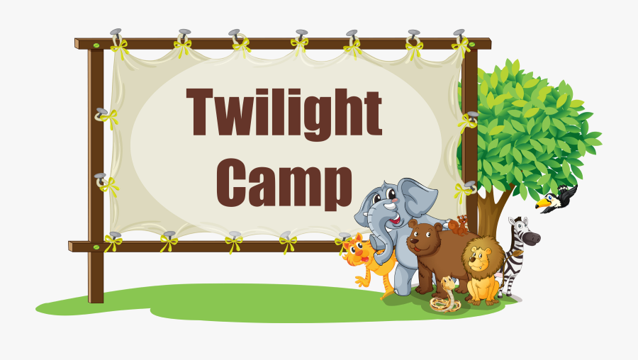 Transparent Camping Sign Clipart - Frame Clipart Jungle, Transparent Clipart