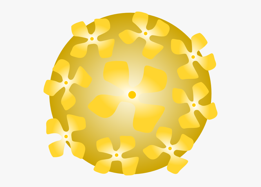 Flowers Circle Svg Clip Arts - Circle, Transparent Clipart