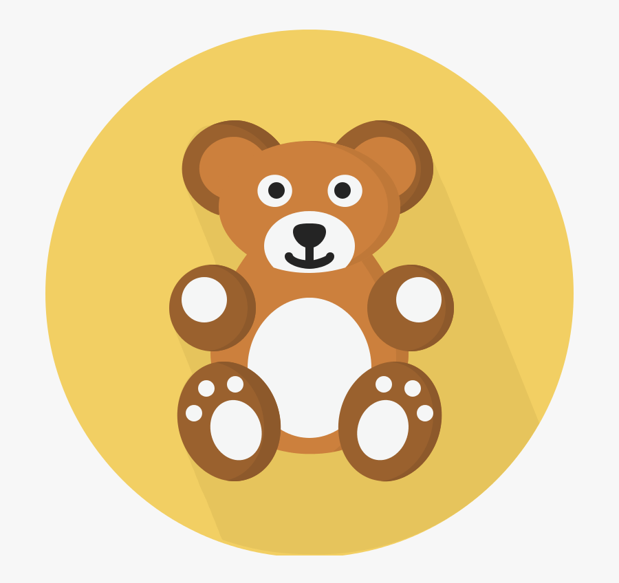 Teddy Bear Icon - Icon, Transparent Clipart