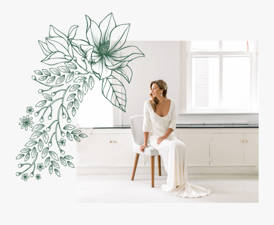 Chelsea Meissner Wearing Wedding Gown In Magnolia Bride, Transparent Clipart