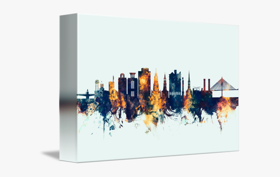 Clip Art South Carolina By Michael - Charleston South Carolina Charleston Skyline, Transparent Clipart