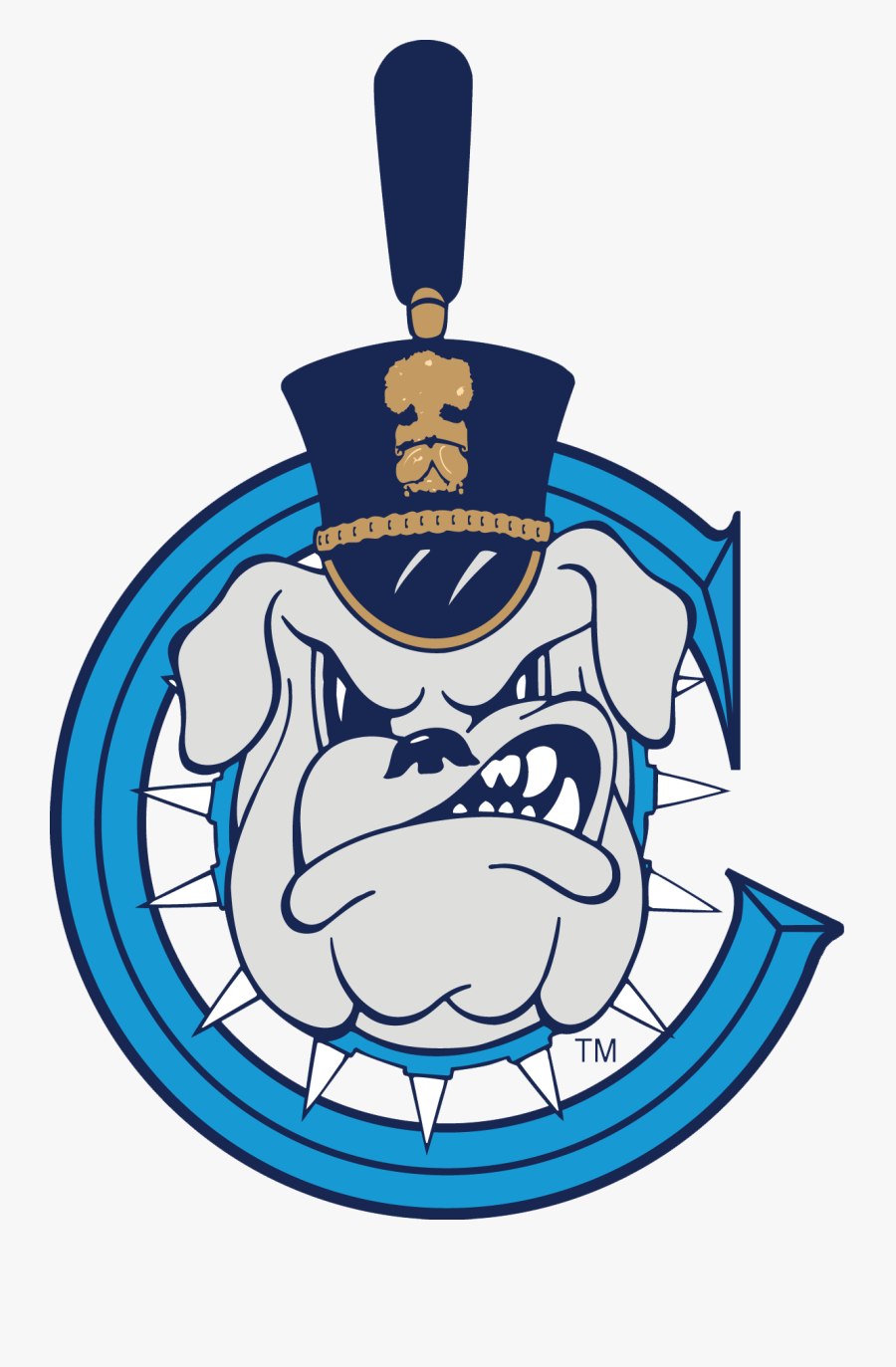 Citadel Bulldogs Logo, Transparent Clipart