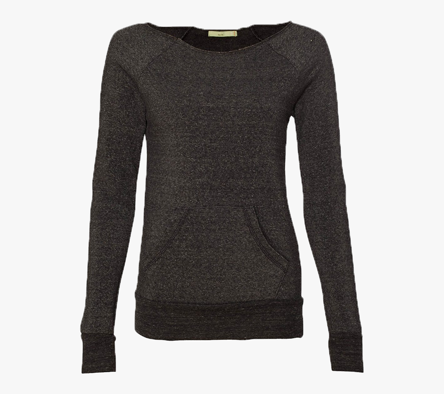 Alternative Womens Maniac Sweatshirt 9582 Eco Black - Sweater, Transparent Clipart
