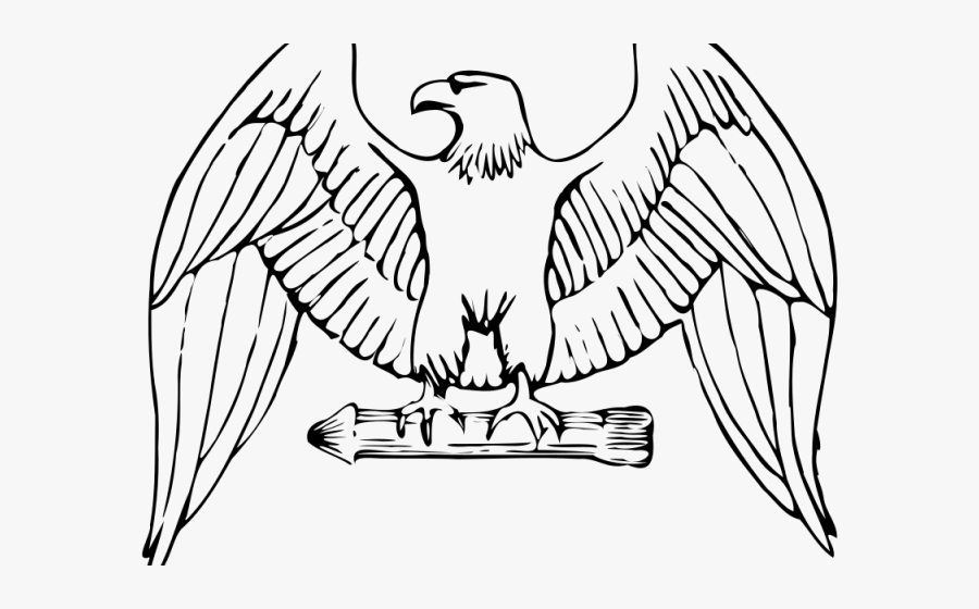 Cliparts Eagle Drawing - Eagle Easy To Draw, Transparent Clipart